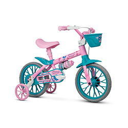 BIKE 12 FEM CHARM - ROSA/AZUL  NATHOR