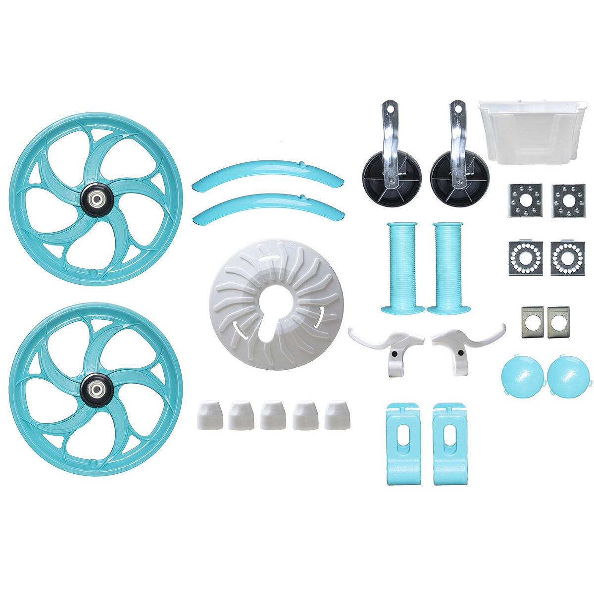 KIT MONTAGEM 16 FEM AZ C/ BCO - JKS