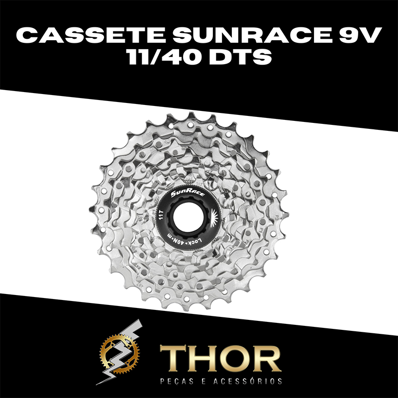 CASSETE 9V (11/40 DTS) - SUNRACE