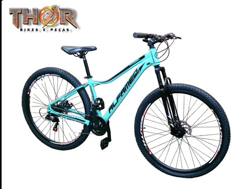 BICICLETA 29 MTB FEMININA C/ 21V - ALFAMEQ
