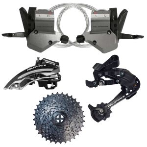 KIT CAMBIO 24 VEL (ALAV + CAMBIO D/T + R. LIVRE) - VELOFORCE