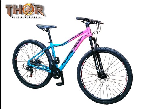 BICICLETA 29 MTB FEMININA C/ 21V - ALFAMEQ - Imagem 1