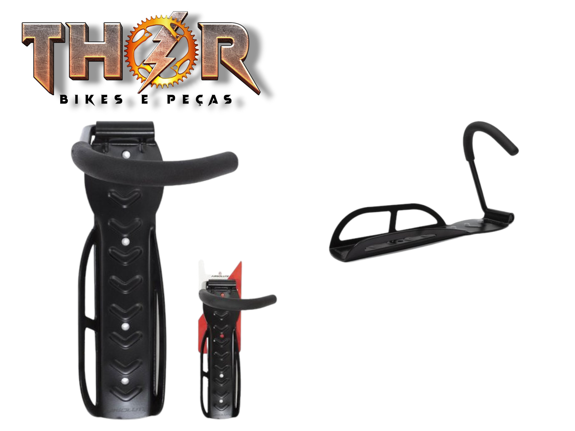 SUPORTE P/ BIKE C/ BASE + GANCHO PAREDE