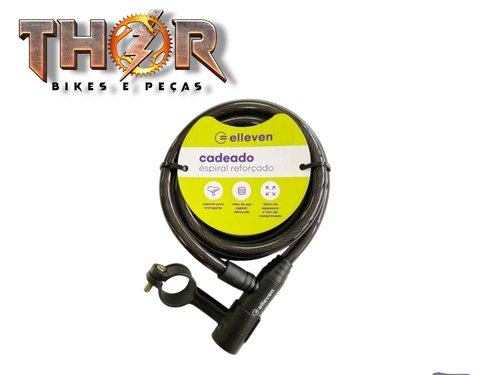 CADEADO ESPIRAL 12 X 1,00 MT C/ CHAVE - ELLEVEN