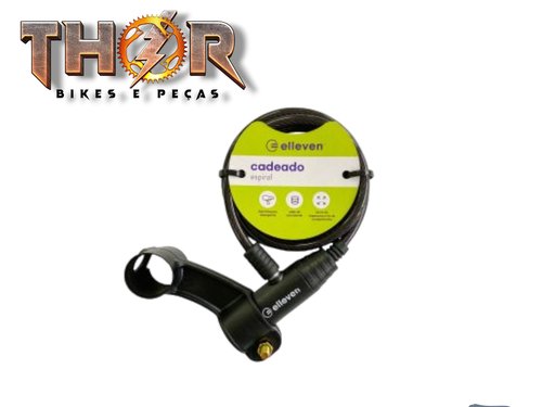 CADEADO ESPIRAL  6 X 1,00 MT C/ CHAVE - ELLEVEN