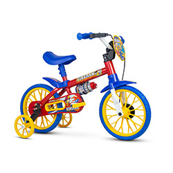 BIKE 12 MASC FIREMAN - VERM/AMAR/AZUL - NATHOR