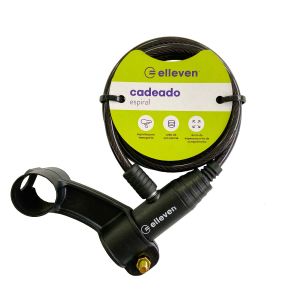 CADEADO ESPIRAL  6 X 1,00 MT C/ CHAVE - ELLEVEN - Imagem 1