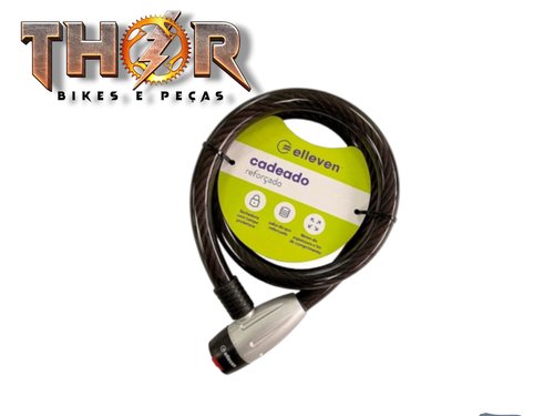 CADEADO ESPIRAL 18 X 1,00 MT C/ CHAVE - ELLEVEN