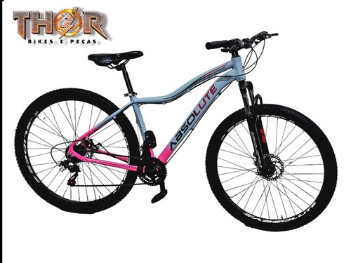 BICICLETA 29 MTB FEMININA C/ 21V - ABSOLUTE