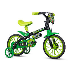 BIKE 12 MASC BLACK - PRETO/VERDE - NATHOR