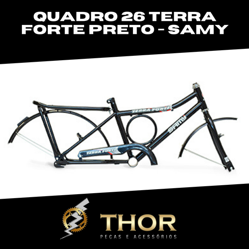 QUADRO 26 TERRA FORTE PRETO - SAMY