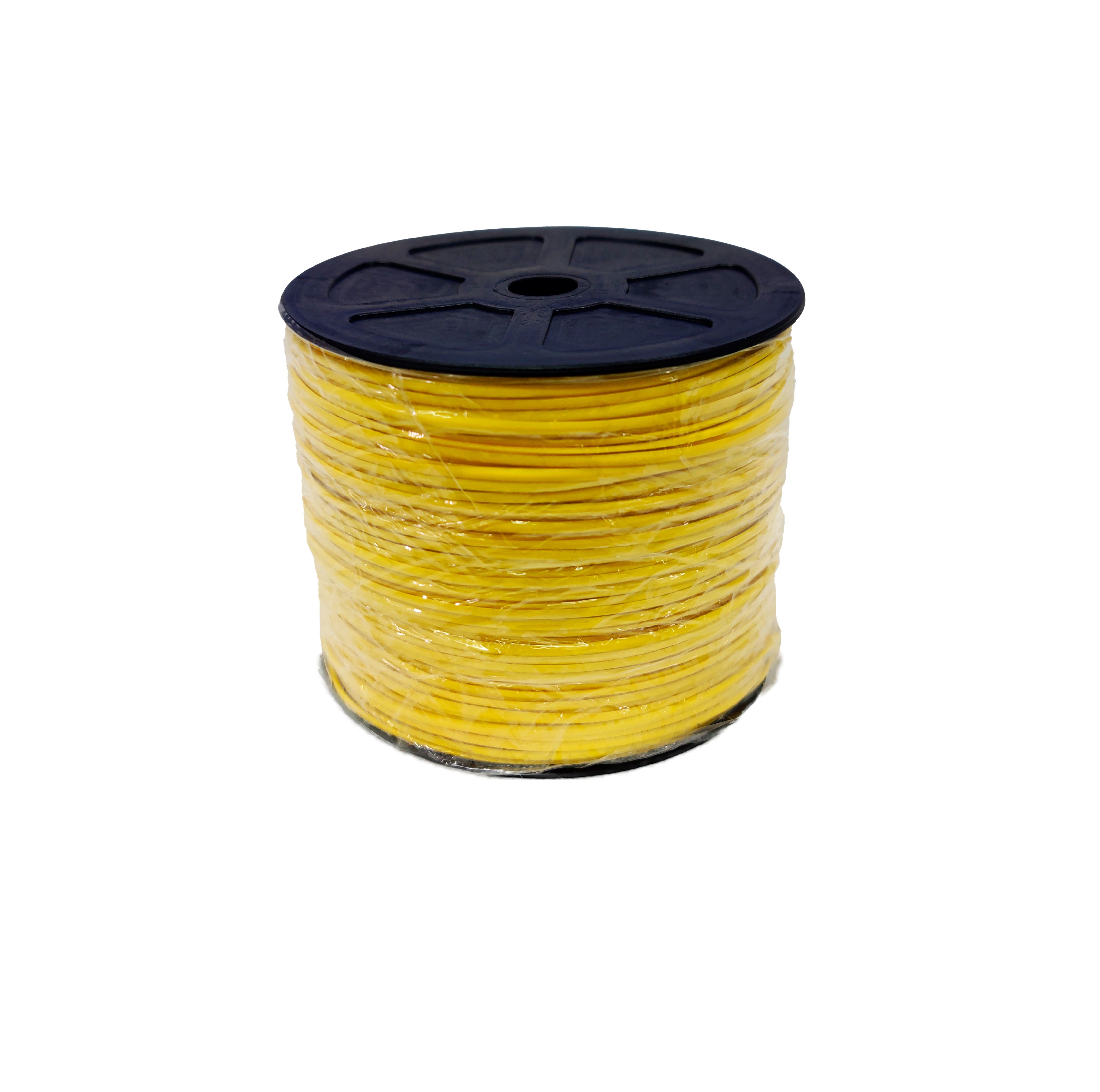 Rolo Arame Encapado Amarrilho Lacre Planta Pão Trepadeira - Amarelo — foto 1