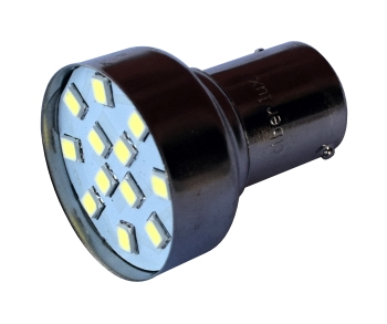(LED 138/10) 2 POLOS 1034 (12SMD) , BRANCO - 12V