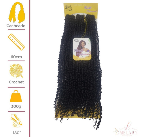 CABELO TWIST CARACOL 300G