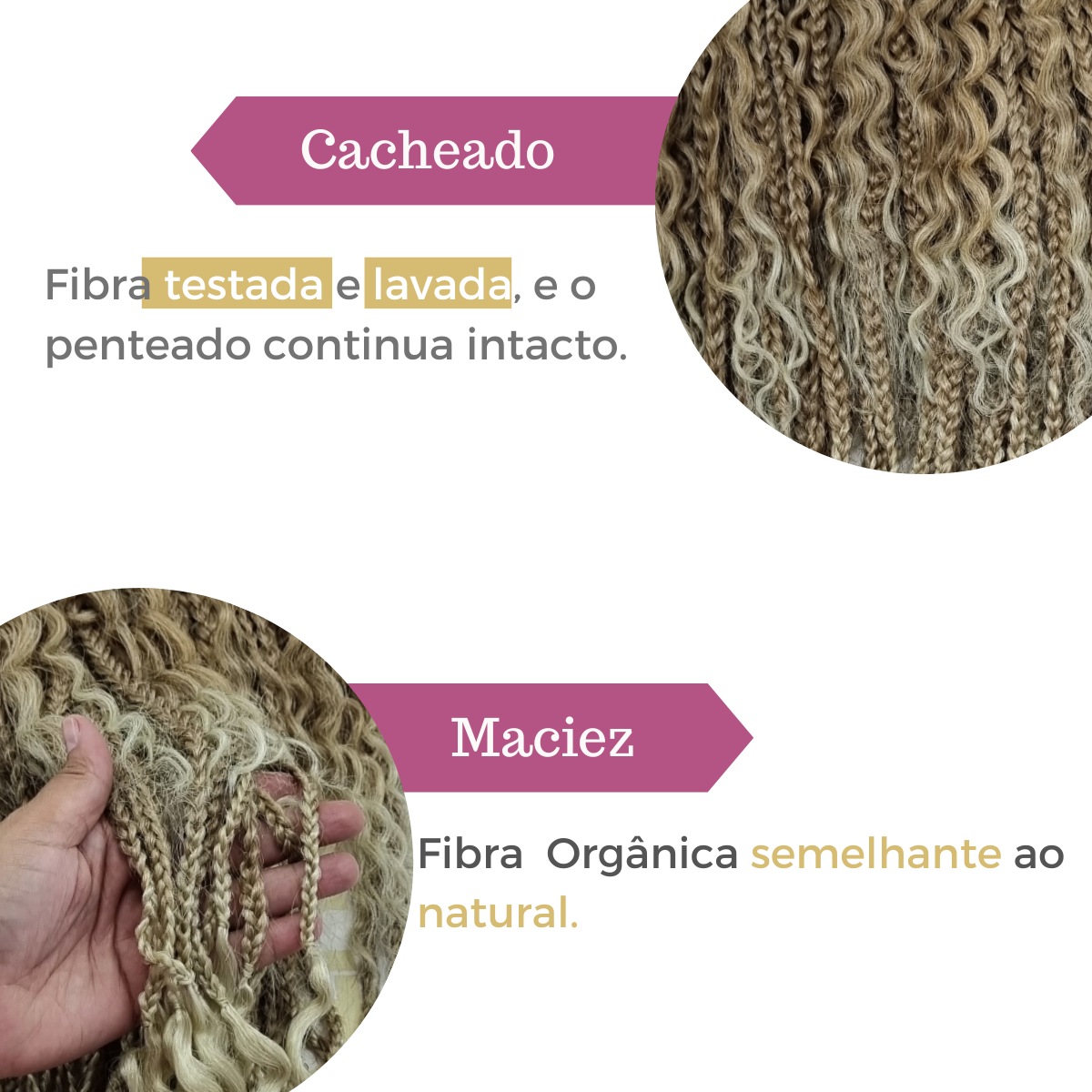 QUEEEN TRESS BRAID 22 YAN HAIR 300G TRANÇA E CACHOS