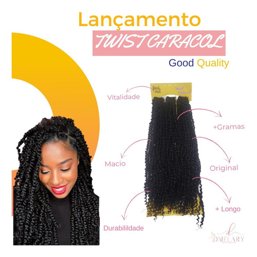 CABELO TWIST CARACOL 300G