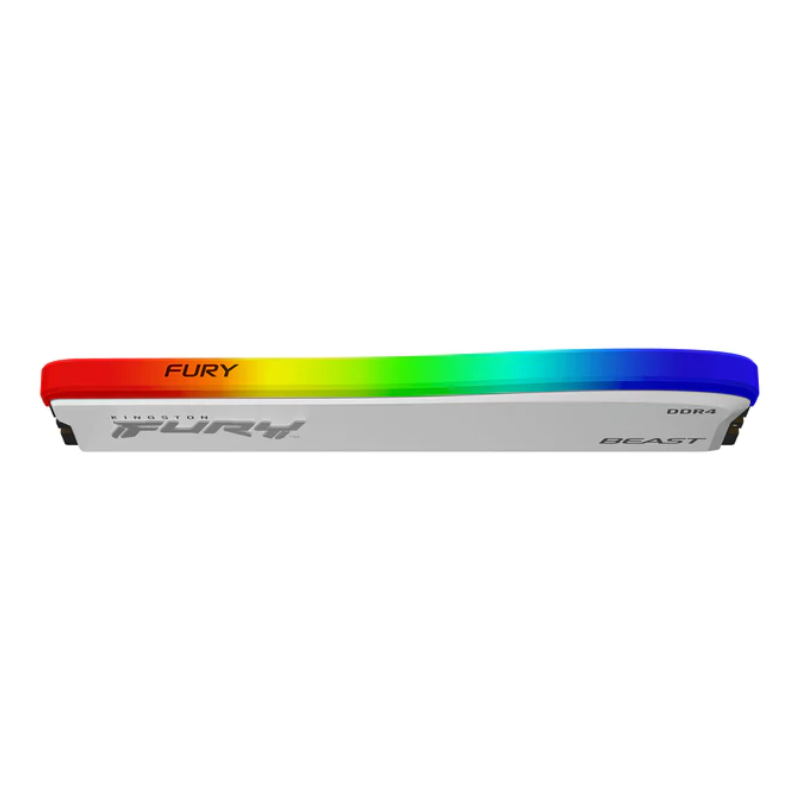 Memoria 8GB DDR4 3200MHZ CL16 Kingston Fury Beast White RGB - miniatura 5