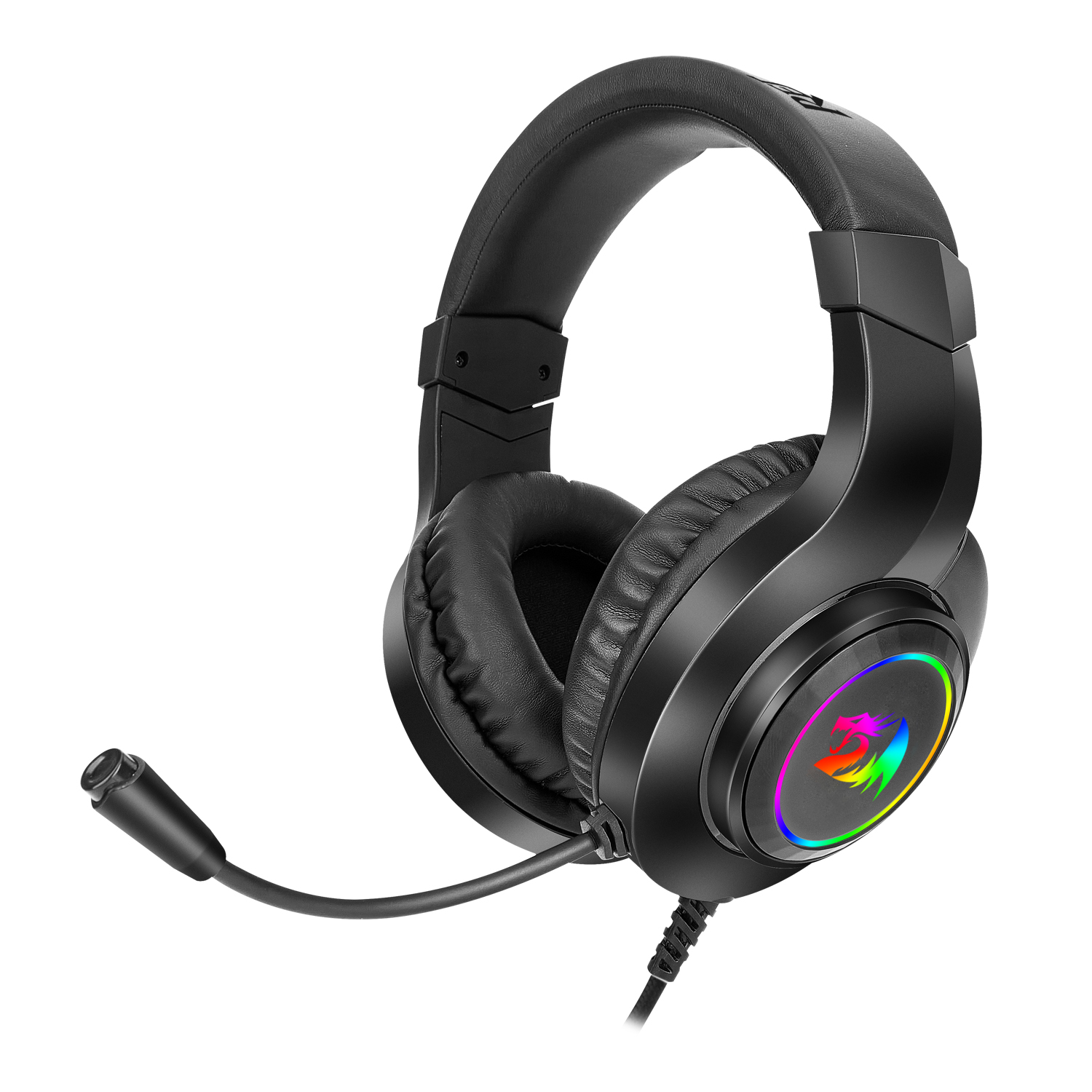 Headset Gamer Redragon Hylas Preto RGB H260RGB - miniatura 2