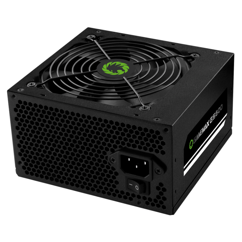 Fonte Gamemax 600w Gs600 com Cabo PFC Ativo 80 Plus White Preto - miniatura 3