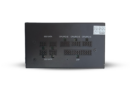 Fonte Duex 600W 80 Plus Bronze Full Modular 600++ - miniatura 2