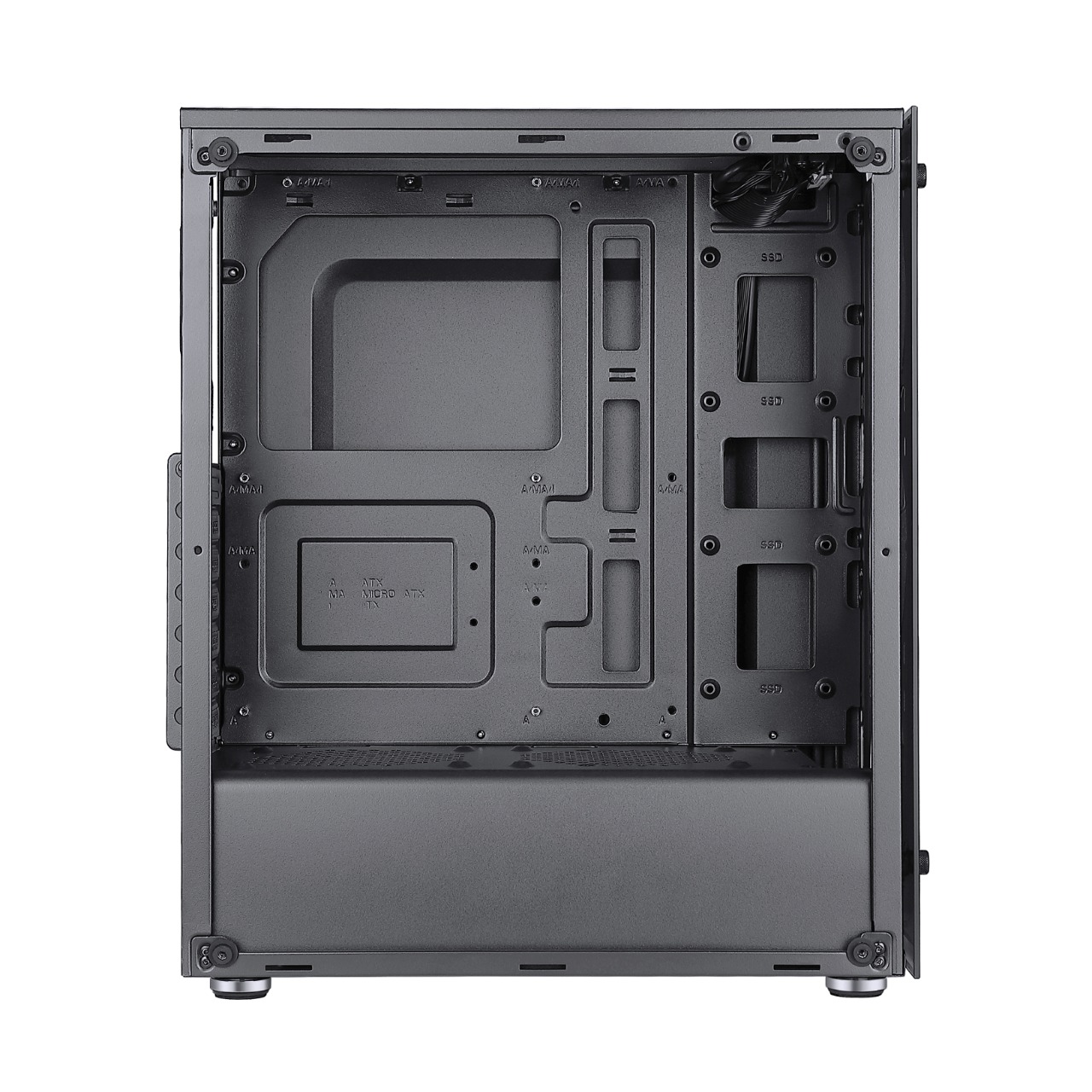 GABINETE RISE MODE GLASS 06X BLACK - S/FANS - miniatura 7
