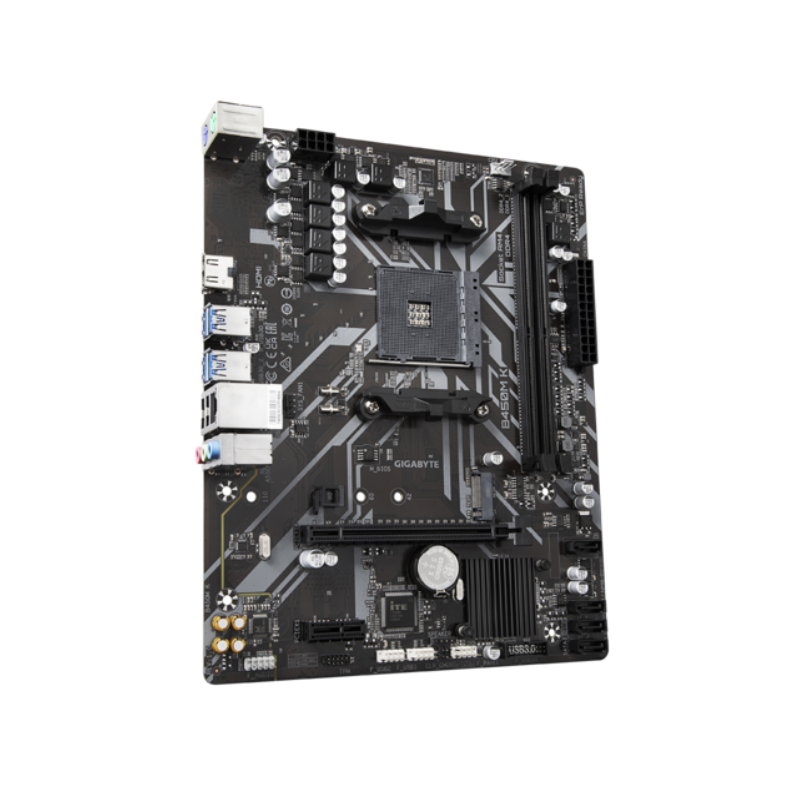 PLACA MAE GIGABYTE B450M K - AMD RYZEN AM4 - MATX - M.2 NVME - HDMI - miniatura 3
