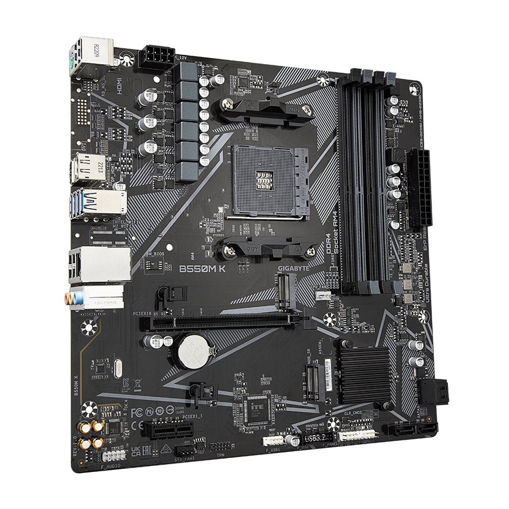 PLACA MAE AMD GIGABYTE B550M K G10 DDR4 AM4 - miniatura 2