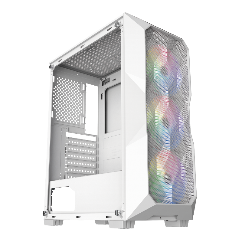 GABINETE GAMER BRANCO COM 3 FANS - GB1730 - foto 1