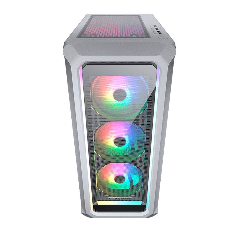 GABINETE GAMER COUGAR ARCHON 2 MESH RGB LATERAL DE VIDRO COM 3 FANS - BRANCO - miniatura 4