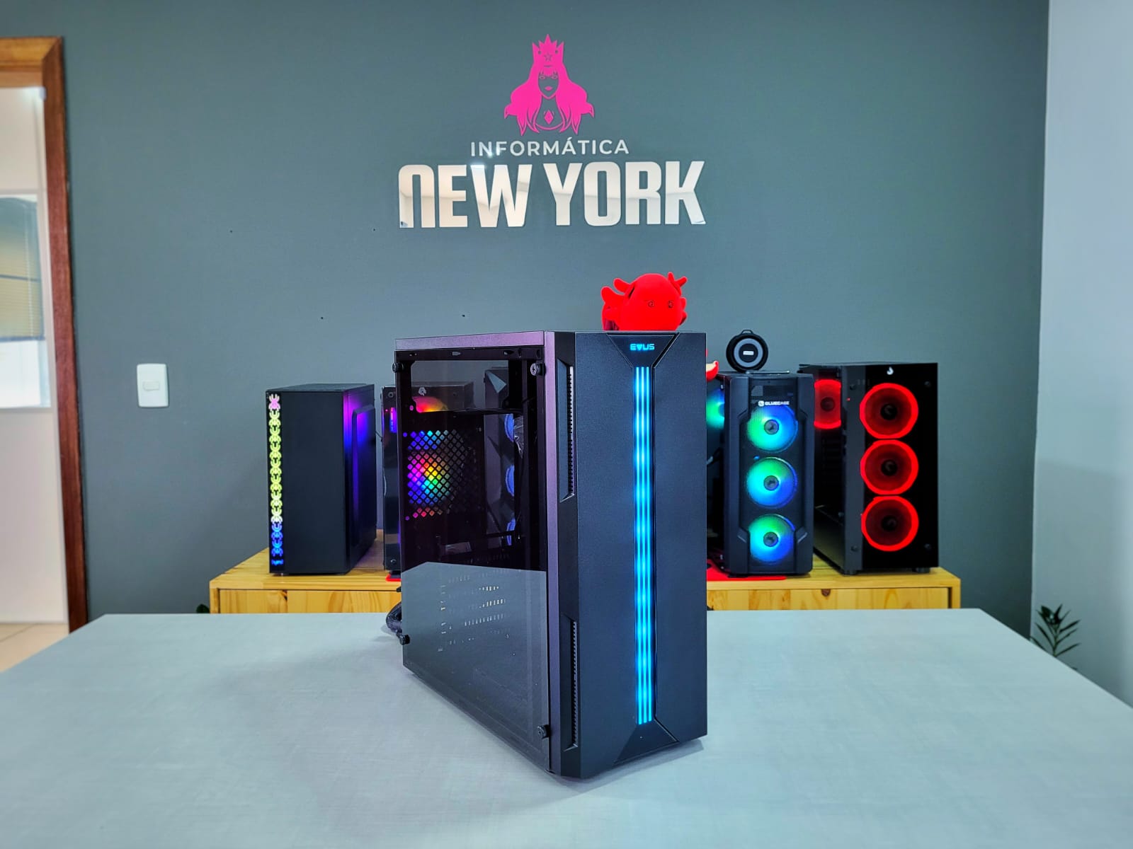 Gabinete Gamer Evus EV-G13 ATX com Led RGB - miniatura 12