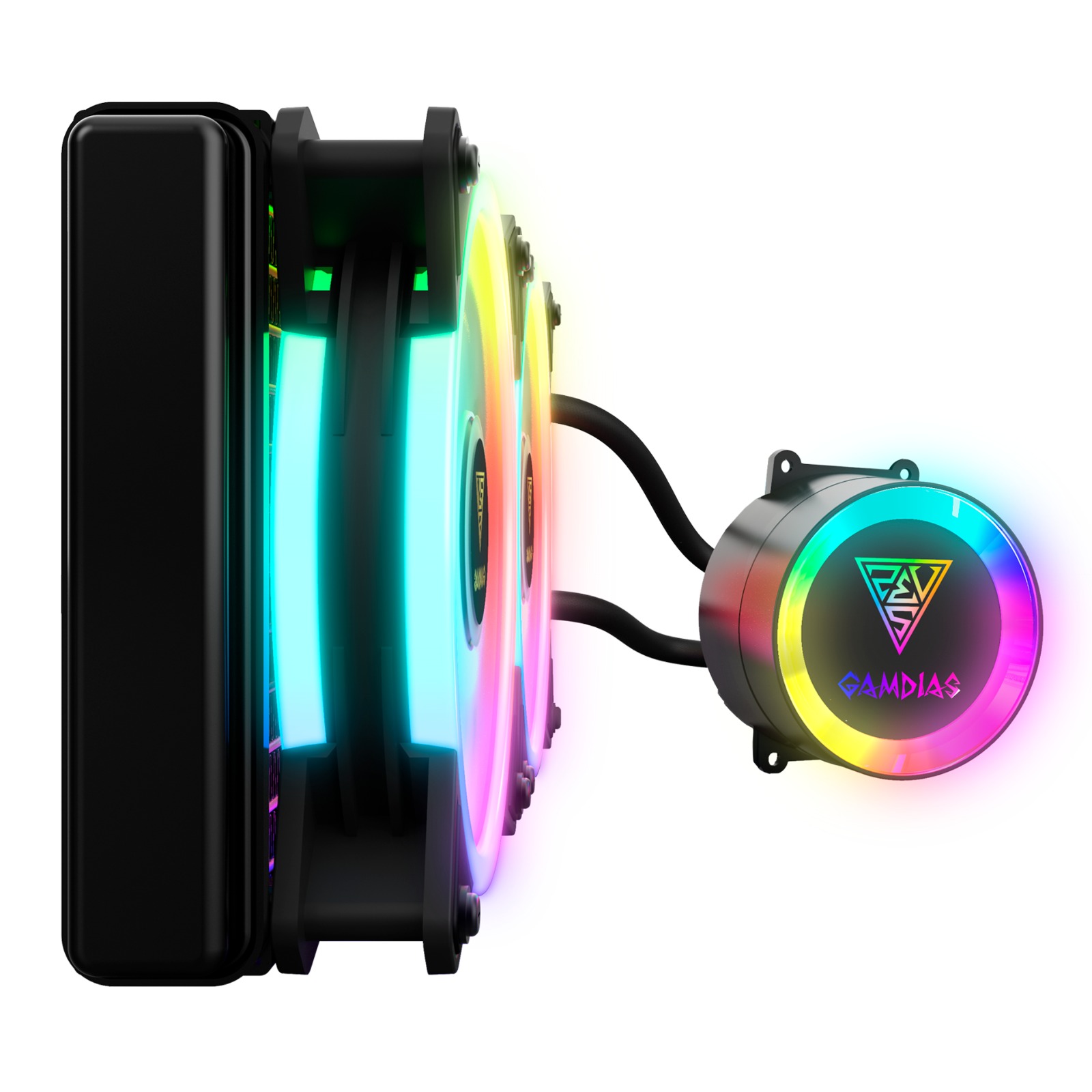 WATER COOLER GAMDIAS CHIONE M2-240R - miniatura 3