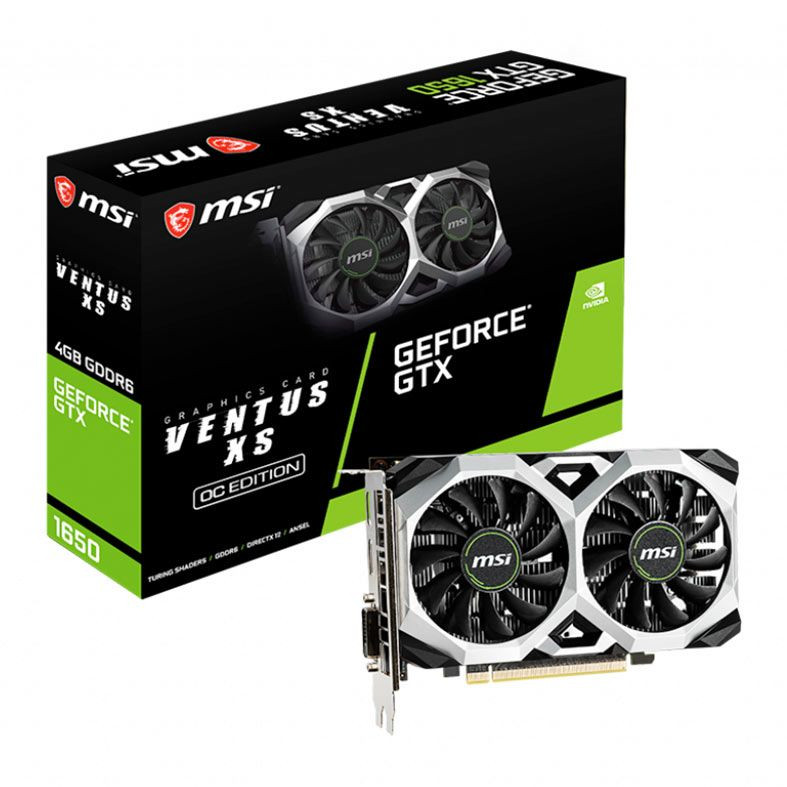 Placa de Vídeo MSI NVIDIA GeForce GTX 1650 Ventus 4GB GDDR6 - foto 1