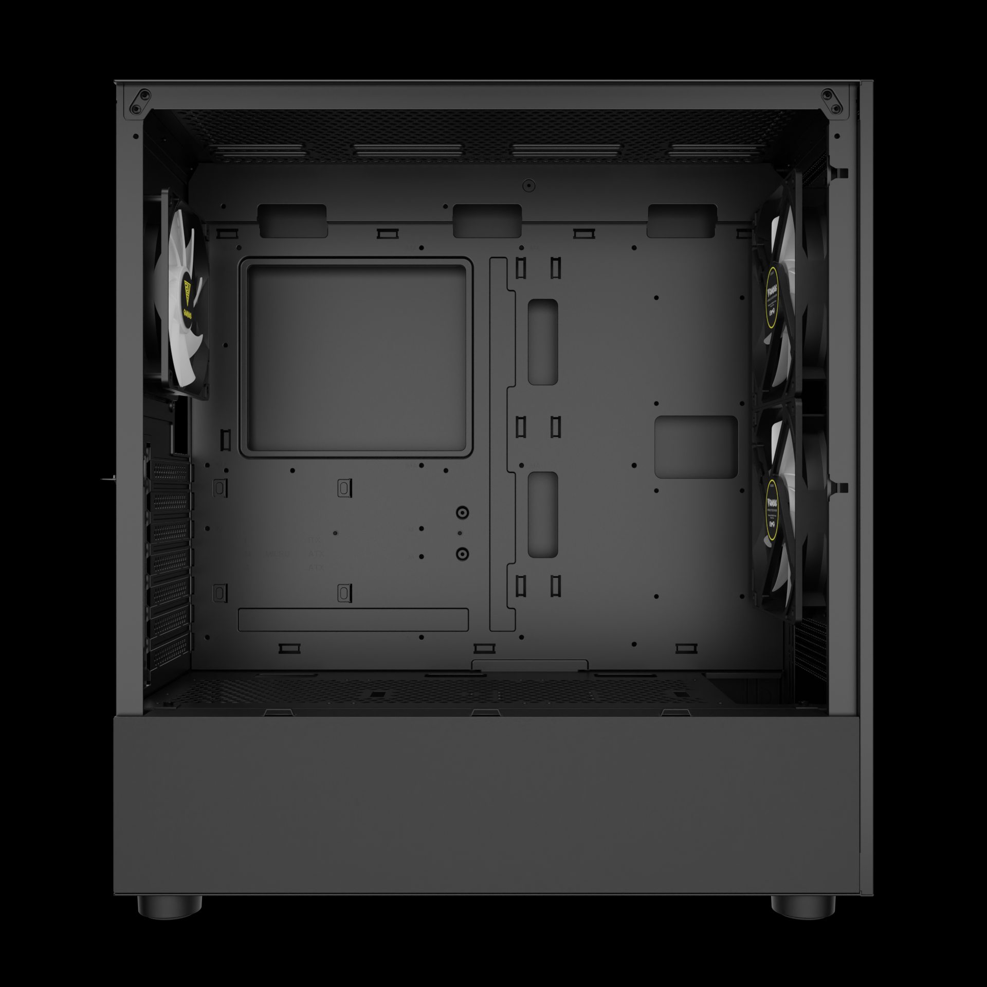 Gabinete Gamdias Talos E3 Mesh Elite Preto com 3 fans - miniatura 5