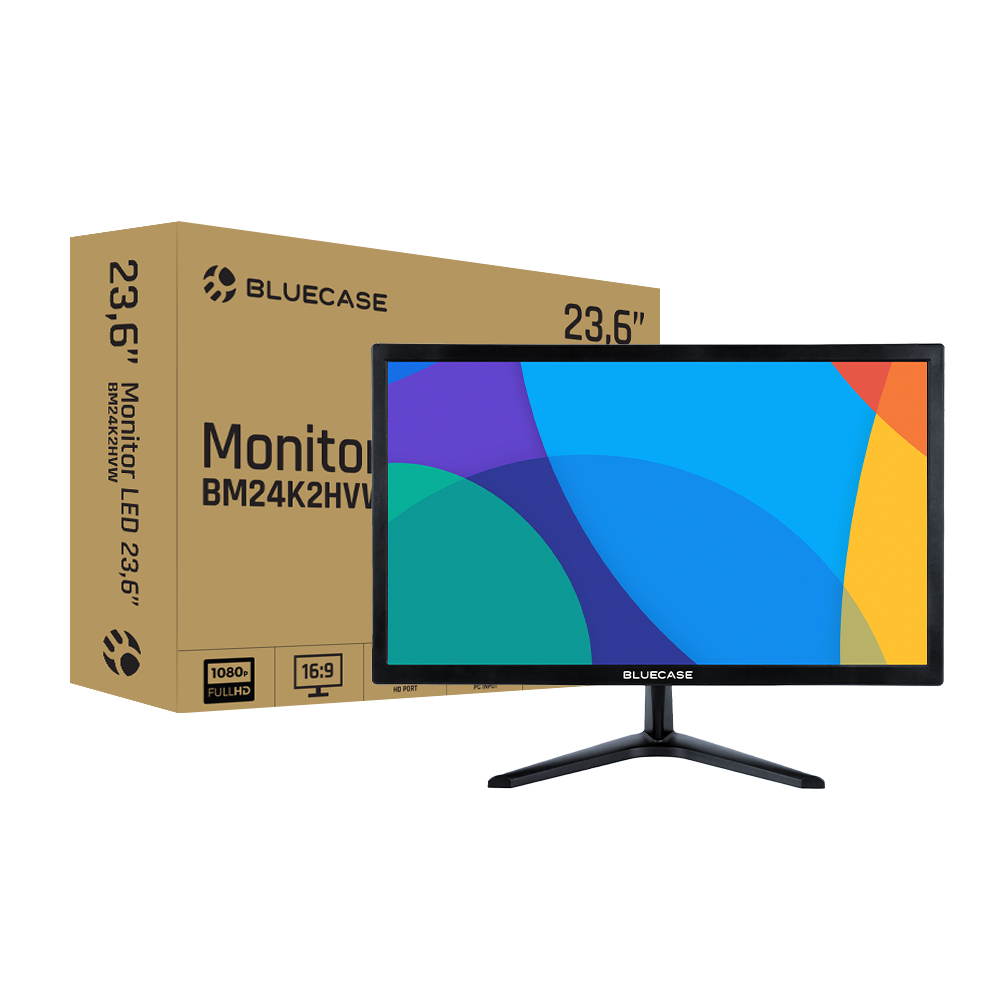 MONITOR BLUECASE 23,6" LED FULL HD 75Hz - BM24K2HVW - foto 1