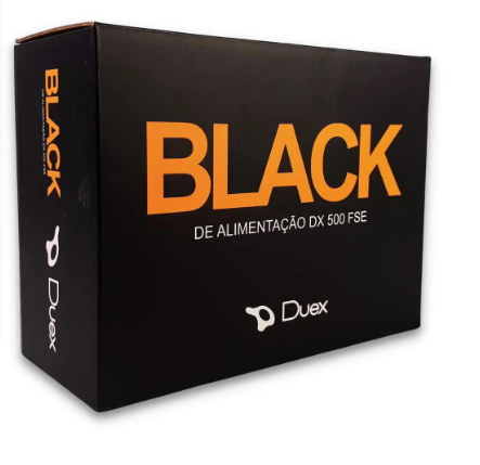 Fonte Duex 500W, Bivolt, Black, DX 500FSE - miniatura 2