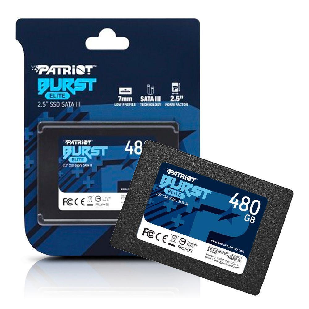SSD 480GB PATRIOT BURST ELITE SATA III - foto 1