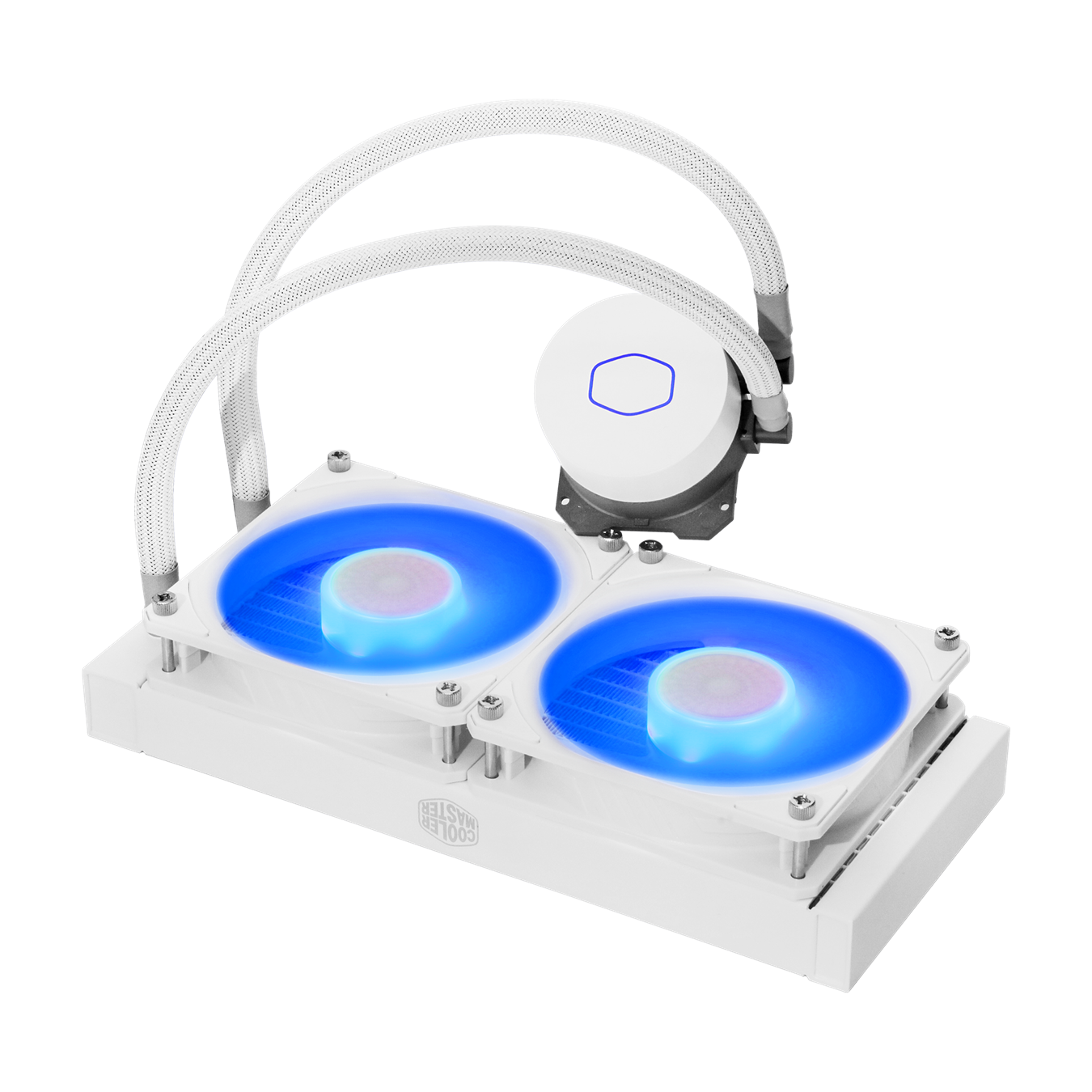 Water Cooler Cooler Master MasterLiquid ML240L, ARGB, White, 240mm, Intel-AMD - miniatura 2