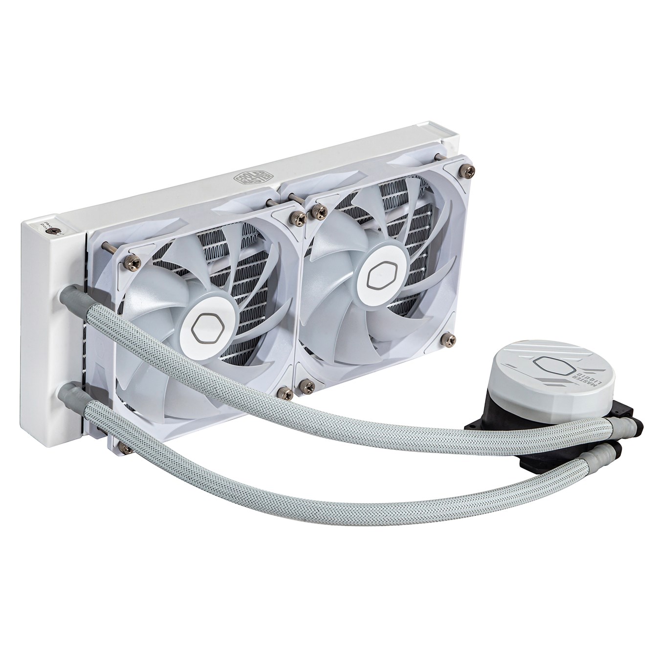 Water Cooler Cooler Master Masterliquid 240L CORE, 240mm, Intel-AMD, ARGB, White - miniatura 5