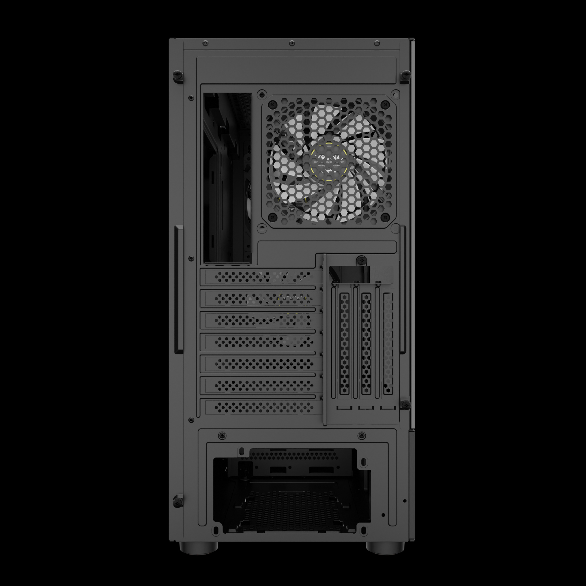 Gabinete Gamdias Talos E3 Mesh Elite Preto com 3 fans - miniatura 7