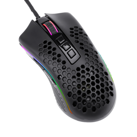 Mouse Gamer Redragon Storm Preto RGB M808-RGB - foto 1