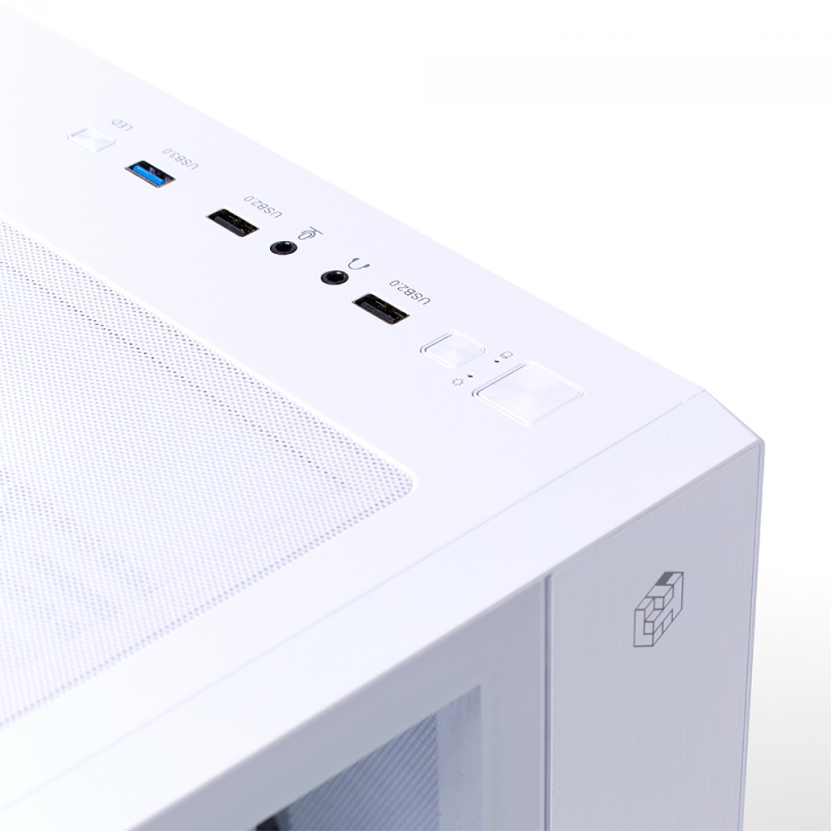 Gabinete Gamer Liketec Zeus V2 Snow, White - Sem Fan - miniatura 3