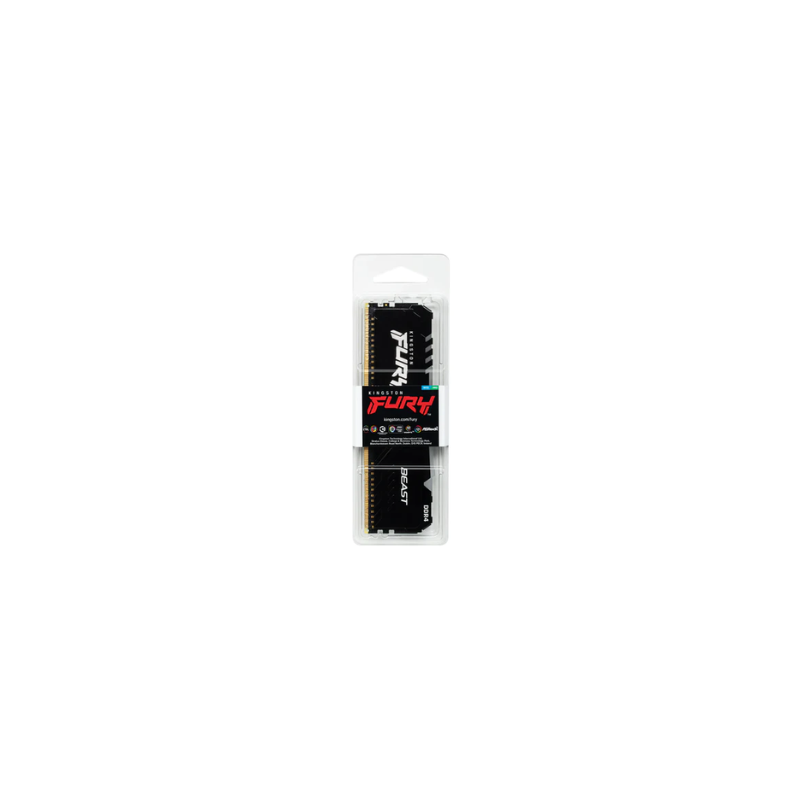 Memoria 8GB DDR4 3200MHZ CL16 Kingston Fury Beast RGB XMP 2.0 - miniatura 2