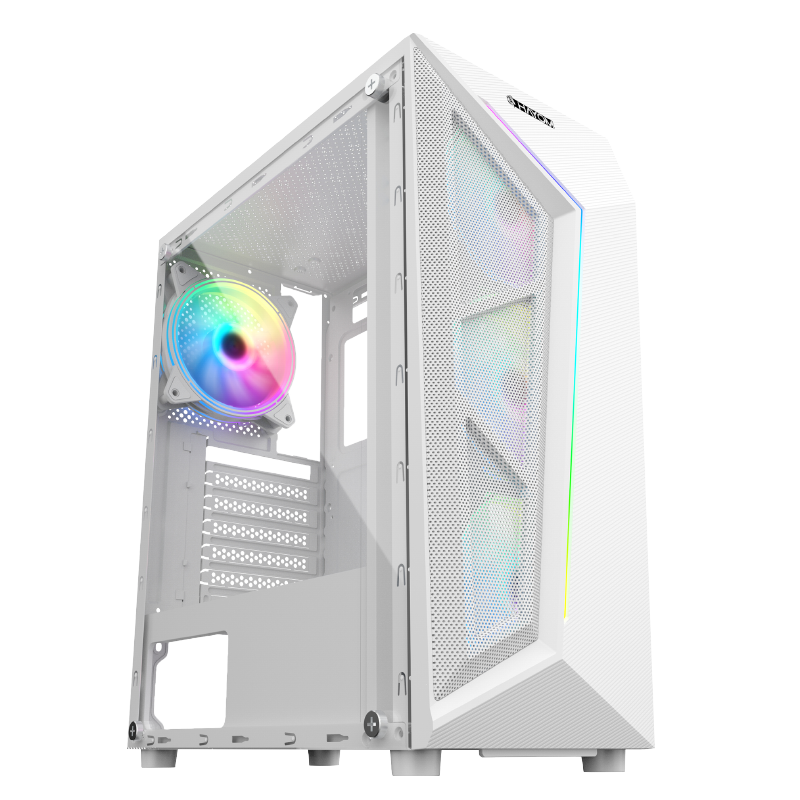 GABINETE GAMER BRANCO COM 4 FANS RGB - GB1733 - miniatura 7