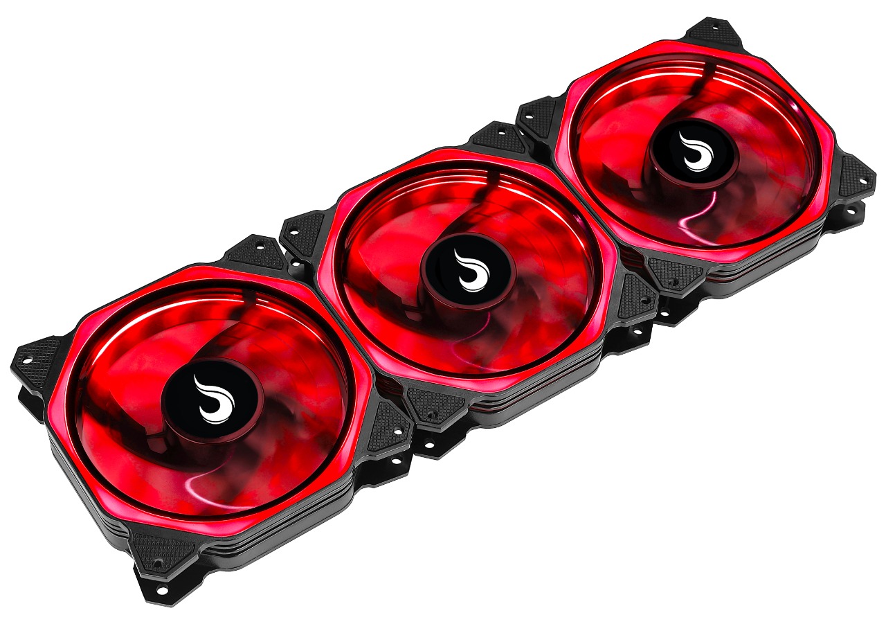 Kit 3 Fans Aura Energy Rise Mode + Controladora - miniatura 4