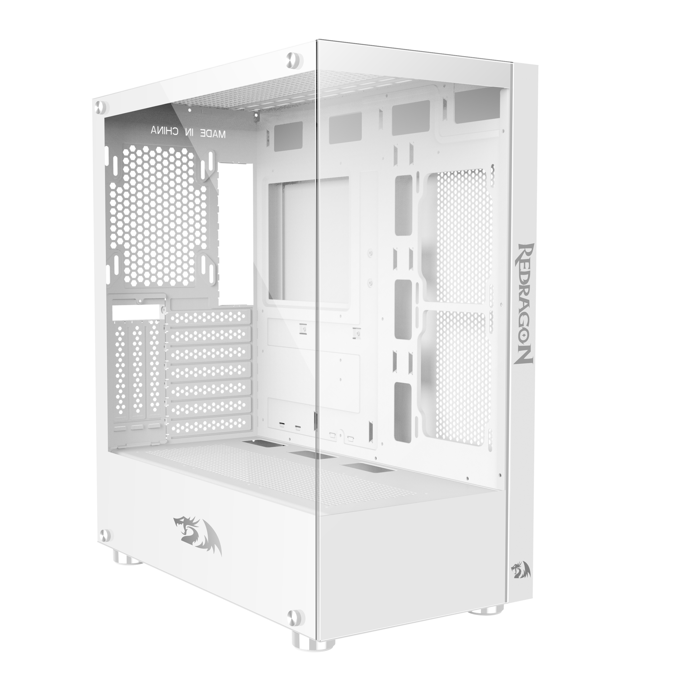 GABINETE REDRAGON REFLECT BRANCO MODELO CA-601W - foto 1