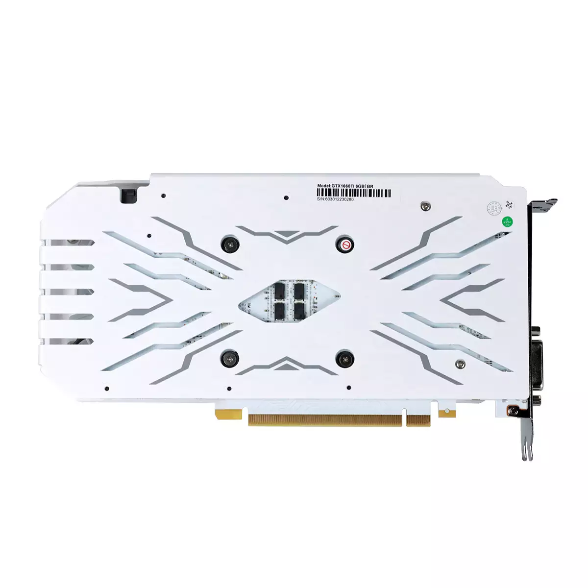 Placa de Vídeo GTX 1660TI 6GB Branca - Pcyes - miniatura 8