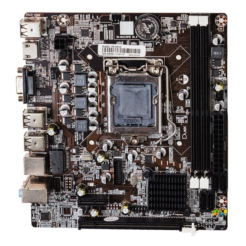 Placa Mãe Duex Dx H61z Chipset Intel H61 2ª 3ª Ddr3 Lga 1155 - miniatura 3
