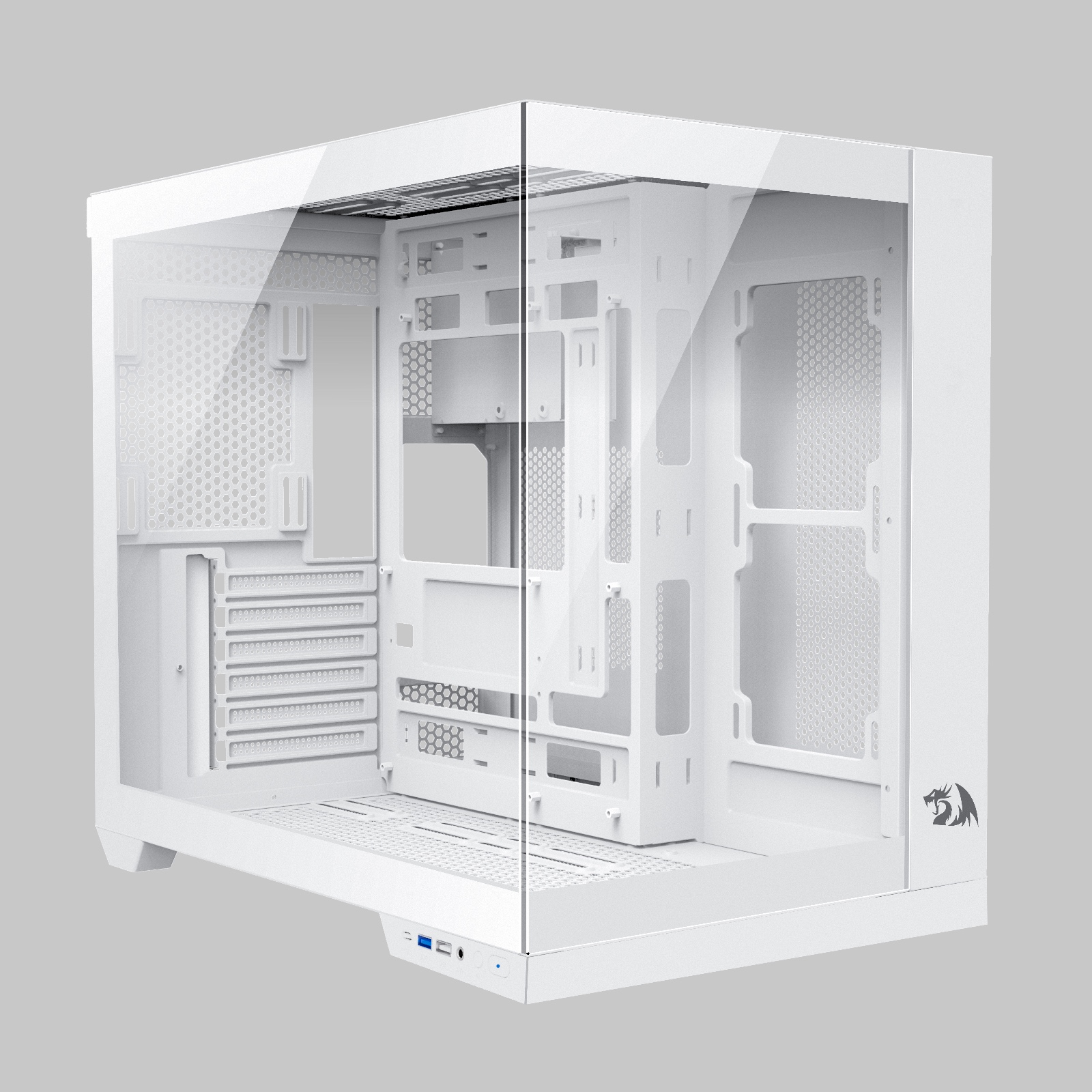 GABINETE REDRAGON WIDELOAD PRO BRANCO CA-604W-PRO - miniatura 2