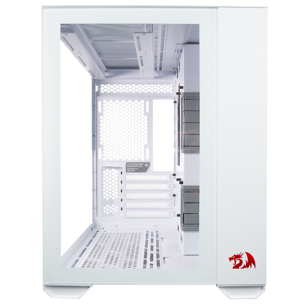 GABINETE GAMER LIAN LI - REDRAGON MODELO O11 DYNAMIC MINI BRANCO - miniatura 2