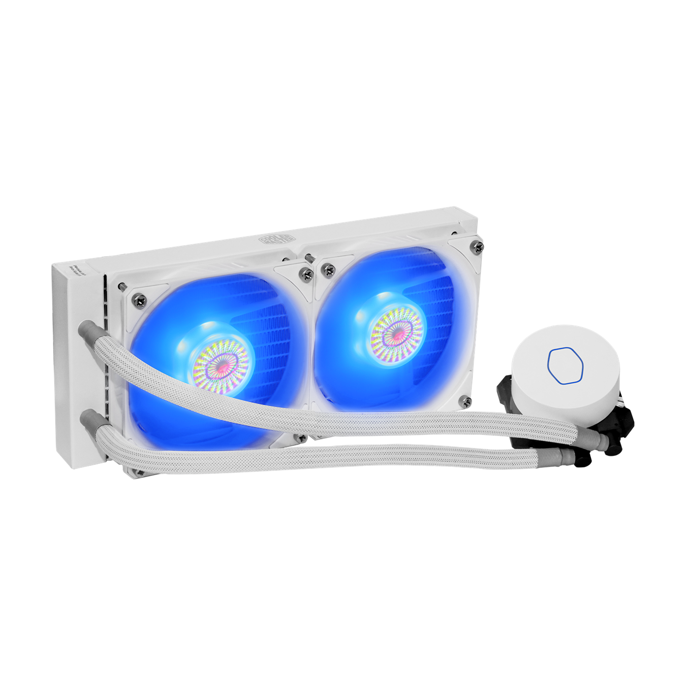 Water Cooler Cooler Master MasterLiquid ML240L, ARGB, White, 240mm, Intel-AMD - miniatura 4